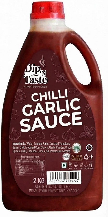 Chilli Garlic — illustrative packaging